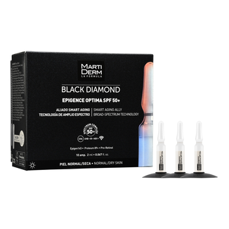 MartiDerm Black Diamond Epigence Optima, serum przeciwstarzeniowe, SPF 50+, 2 ml x 10 ampułek - zdjęcie produktu