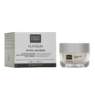 MartiDerm Platinum GF Vital Age Cream, odbudowujący krem rewitalizujący o działaniu rozświetlającym do skóry suchej, 50 ml - zdjęcie produktu