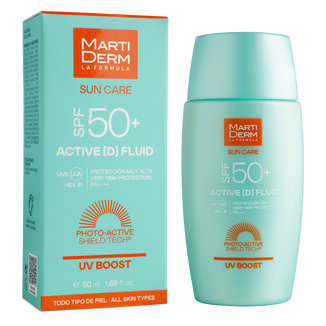 MartiDerm Sun Care Active D, fluid do twarzy z filtrem przeciwsłonecznym SPF 50+, 50 ml KRÓTKA DATA - zdjęcie produktu