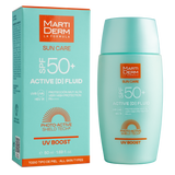 MartiDerm Sun Care Active D, fluid do twarzy z filtrem przeciwsłonecznym SPF 50+, 50 ml - miniaturka zdjęcia produktu