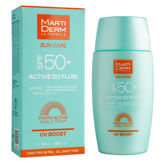 MartiDerm Sun Care Active D, fluid do twarzy z filtrem przeciwsłonecznym SPF 50+, 50 ml - zdjęcie produktu