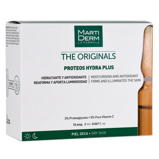 MartiDerm The Originals Proteos Hydra Plus, serum nawilżające z antyoksydantami, skóra sucha, 2 ml x 10 ampułek - zdjęcie produktu