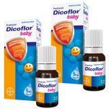 Zestaw Dicoflor Baby, dla niemowląt i dzieci, krople, 2 x 5 ml - miniaturka zdjęcia produktu