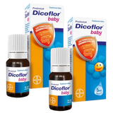 Zestaw Dicoflor Baby, dla niemowląt i dzieci, krople, 2 x 5 ml - miniaturka zdjęcia produktu