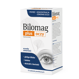 Bilomag Plus Oczy, 75 tabletek - zdjęcie produktu