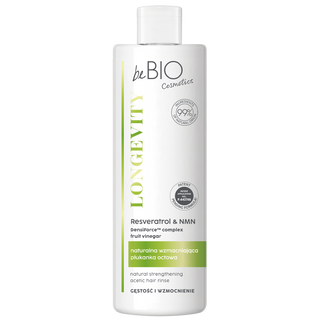 beBIO Cosmetics Longevity, naturalna wzmacniająca płukanka octowa, 200 ml - zdjęcie produktu