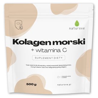 Naturove Kolagen Rybi z Witaminą C, proszek, 500 g - zdjęcie produktu