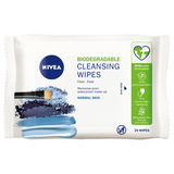 Nivea Cleansing Wipes, odświeżające chusteczki do demakijażu 3w1, cera normalna i mieszana, 25 sztuk - miniaturka zdjęcia produktu