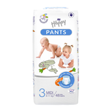 Bella Baby Happy Pants, pieluchomajtki, rozmiar 3 Midi, 6-11 kg, 48 sztuk KRÓTKA DATA - miniaturka zdjęcia produktu