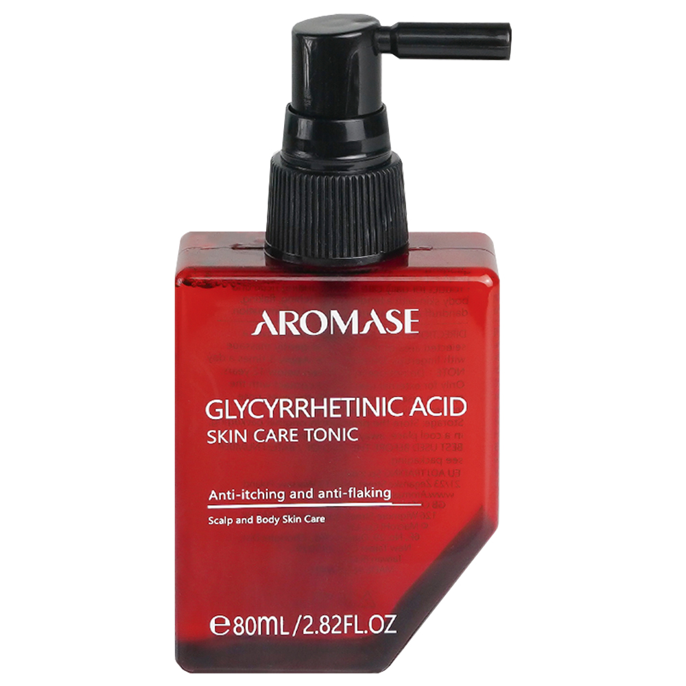 Aromase Aromase Glycyrrhetinic Acid Skincare, tonik z kwasem glicyretynowym do skóry głowy i ciała, 80 ml
