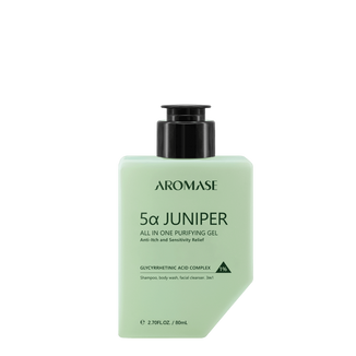 Aromase 5a Juniper Head to Toe Purifying 3w1, żel do mycia twarzy i ciała oraz szampon, 80 ml - zdjęcie produktu