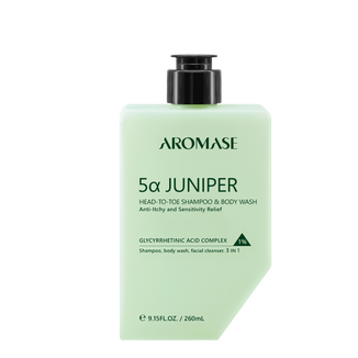 Aromase 5a Juniper Head to Toe Purifying 3w1, żel do mycia twarzy i ciała oraz szampon, 260 ml - zdjęcie produktu