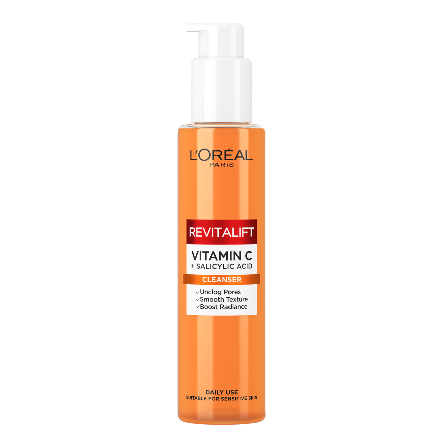 L'Oreal Paris L'Oréal Revitalift Clinical, żel oczyszczający do mycia twarzy z witaminą C i kwasem salicylowym, 150 ml