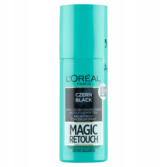 L'Oréal Magic Retouch, spray do retuszu odrostów, nr 1 czerń, 75 ml - zdjęcie produktu