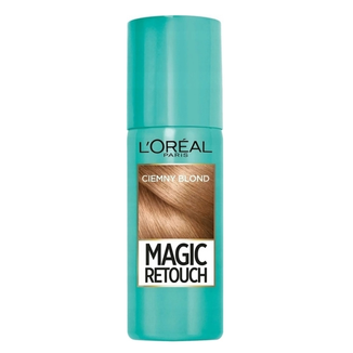 L'Oréal Magic Retouch, spray do retuszu odrostów, nr 4 ciemny blond, 75 ml - zdjęcie produktu