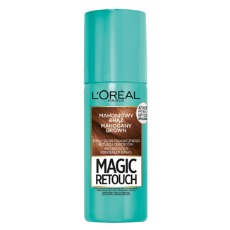 L'Oréal Magic Retouch, spray do retuszu odrostów, nr 6 mahoniowy brąz, 75 ml - zdjęcie produktu