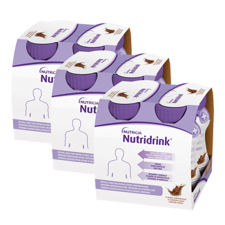 Zestaw Nutridrink, preparat odżywczy, smak czekoladowy, 12 x 125 ml - zdjęcie produktu