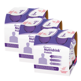 Zestaw Nutridrink Protein, preparat odżywczy, smak truskawkowy, 12 x 125 ml - miniaturka zdjęcia produktu