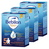 Zestaw Bebilon Advance Pronutra 5 Junior, odżywcza formuła na bazie mleka, dla przedszkolaka, 3 x 1000 g - miniaturka zdjęcia produktu