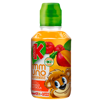 Kubuś Immuno Odporność, sok, mango, pomarańcza, acerola, 200 ml - zdjęcie produktu