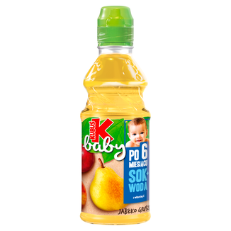 Kubuś Baby Sok + Woda, jabłko, gruszka, po 6 miesiącu, 300 ml KRÓTKA DATA - zdjęcie produktu