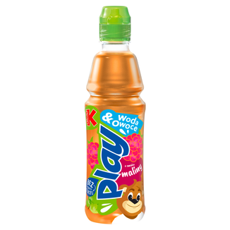 Kubuś Play! Woda & Owoce, napój owocowy, jabłko, malina, 400 ml KRÓTKA DATA - zdjęcie produktu