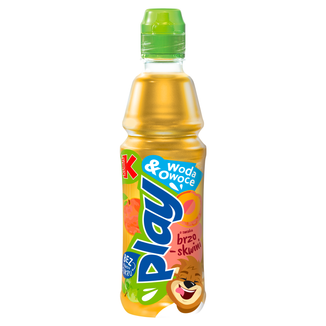 Kubuś Play! Woda & Owoce, napój owocowy, jabłko, brzoskwinia, 400 ml KRÓTKA DATA - zdjęcie produktu