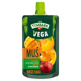 Tymbark Mus w tubce Warzywa Owoce, mango, banan, ananas, dynia, marchew, jabłko, bez dodatku cukru, 100 g - miniaturka zdjęcia produktu