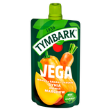 Tymbark Vega Mus, mango, banan, ananas, dynia, marchew, jabłko, 100 g - miniaturka zdjęcia produktu