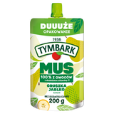 Tymbark Mus w tubce 100%, gruszka, jabłko, banan, bez dodatku cukru, 200 g - miniaturka zdjęcia produktu