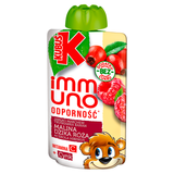 Kubuś Immuno Odporność, mus, malina, dzika róża, 100 g - miniaturka zdjęcia produktu