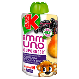 Kubuś Immuno Odporność, mus, gruszka, czarny bez, 100 g - miniaturka zdjęcia produktu