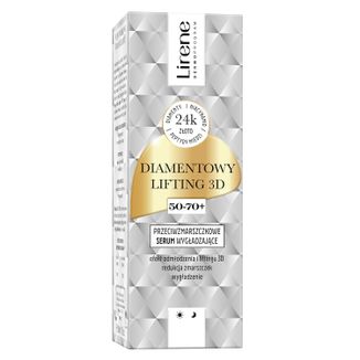 Lirene Diamentowy Lifting 3D 50-70+, przeciwzmarszczkowe serum wygładzające, 30 ml USZKODZONE OPAKOWANIE - zdjęcie produktu