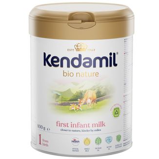 Kendamil Bio Nature 1 DHA+, mleko początkowe, od urodzenia, 800 g Kendamil Bio Nature 1 DHA+, mleko początkowe, od urodzenia, 800 g - zdjęcie produktu