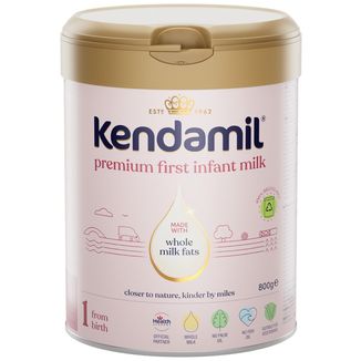Kendamil Premium 1 DHA+, mleko początkowe, od urodzenia, 800 g USZKODZONE OPAKOWANIE - zdjęcie produktu
