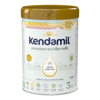 Kendamil Premium 3 HMO+, mleko dla juniora, po 12 miesiącu, 1 kg - zdjęcie produktu