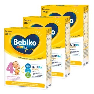 Zestaw Bebiko 4 Junior, mleko modyfikowane, po 2 roku życia, 3 x 350 g - zdjęcie produktu