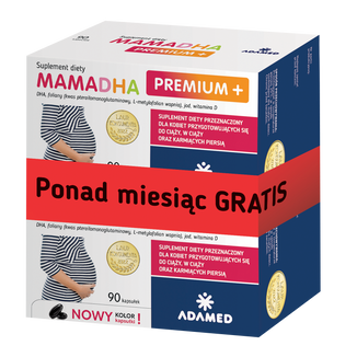 Zestaw MamaDHA Premium+, 2 x 90 kapsułek - zdjęcie produktu