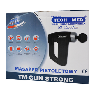 Tech-Med TM-GUN Strong, masażer pistoletowy - zdjęcie produktu