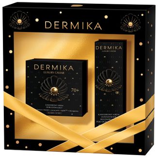 Zestaw Dermika Luxury Caviar 70+, kawiorowy krem do twarzy, 50 ml + kawiorowy krem pod oczy, 15 ml - zdjęcie produktu