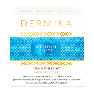 Dermika Meritum Forte, krem nawilżający na dzień i na noc, 50 ml - zdjęcie produktu