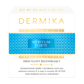 Dermika Meritum Forte, krem tłusty regenerujący na dzień i na noc, 50 ml - zdjęcie produktu