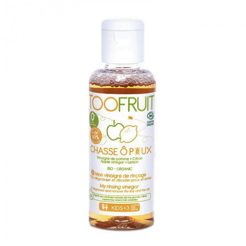 Nieznana Toofruit, ocet do włosów na wszy dla dzieci od 3 lat, 100 ml