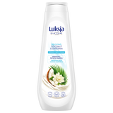 Luksja Silk Care Reviving, kremowy płyn do kąpieli, kokos i gardenia, 900 ml - miniaturka zdjęcia produktu