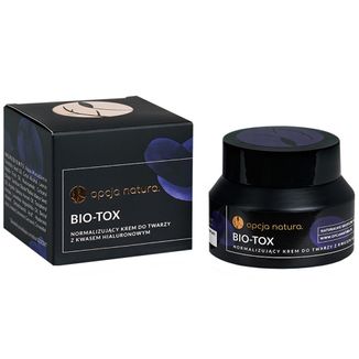 Opcja Natura Bio-Tox, normalizujący krem do twarzy z kwasem hialuronowym, 50 ml - zdjęcie produktu