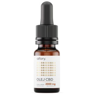 Aifory Olej CBD 2000 mg, olej z konopi, 10 ml KRÓTKA DATA - zdjęcie produktu