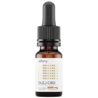 Aifory Olej CBD 2000 mg, olej z konopi, 10 ml - zdjęcie produktu