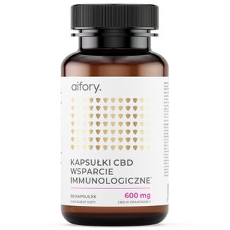 Aifory Soft Gel CBD Capsules Immune Support 600 mg, 60 kapsułek KRÓTKA DATA - zdjęcie produktu