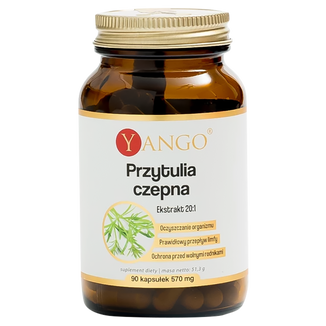 Yango Przytulia czepna, 90 kapsułek USZKODZONE OPAKOWANIE Yango Przytulia czepna, 90 kapsułek USZKODZONE OPAKOWANIE - zdjęcie produktu