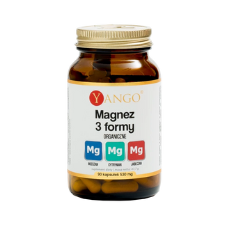 Yango Magnez 3 Formy Organiczne, 90 kapsułek - zdjęcie produktu